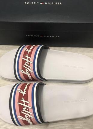 Шлепки шльопки (тапки, сланці) tommy hilfiger2 фото