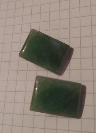 Кліпси натуральний камінь вінтаж