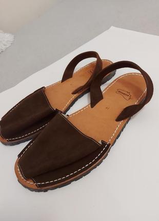 Menorka кожаные стильные сандалии, босоножка мenorca р.44 (28 см)2 фото