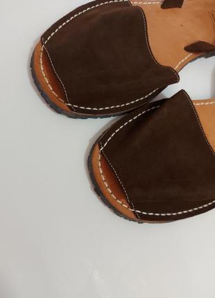 Menorka кожаные стильные сандалии, босоножка мenorca р.44 (28 см)3 фото
