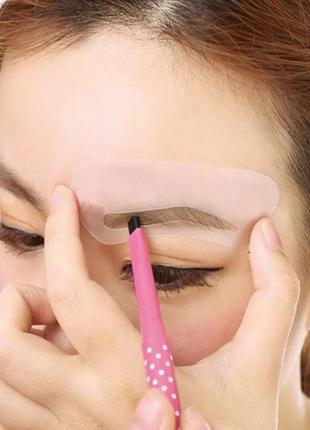 Трафарет для идеальных бровей разная форма