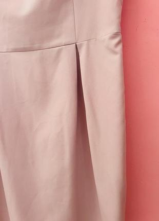 Классическое розовое платье сарафан6 фото
