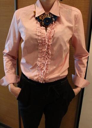 Zara сорочка в смужку, блузка - розмір (m - l)44/46 наш розмір3 фото