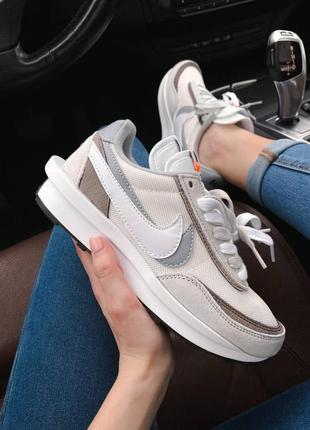 Nike ld waffle sacai ldwaffle женские кроссовки найк сакаи