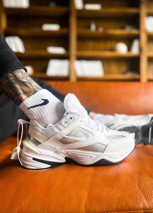 Nike m2k tekno essential silver white чоловічі кросівки найк м2к текно
