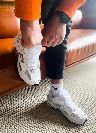 Nike m2k tekno essential white silver мужские кроссовки найк м2к текно7 фото