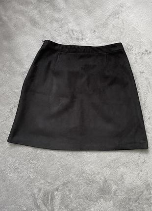 Короткая замшевая юбка, primark3 фото
