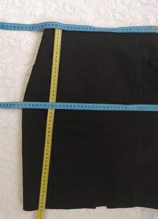 H&m чорна класична юбка з кишенями9 фото