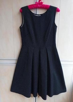 Сукня в горох/ хлопкова сукня від преміум бренда/ сукня luisa cherano