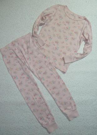 Пижама трикотажная next на 7-8 лет