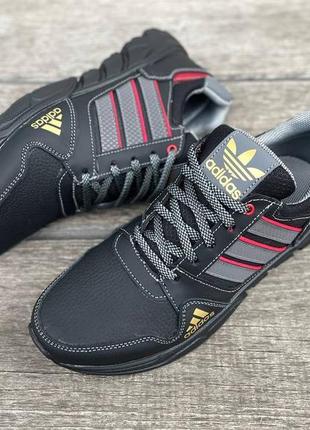 Кроссовки мужские кожаные adidas адидас3 фото