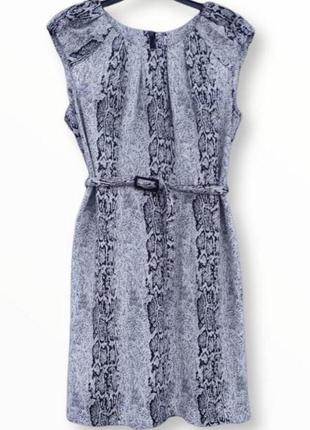 Стильное трендовое платье,актуальна крута сукня принт питон2 фото