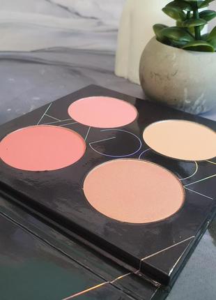 Оригінал палетка рум'ян zoeva coral spectrum blush palette оригинал палетка румян5 фото