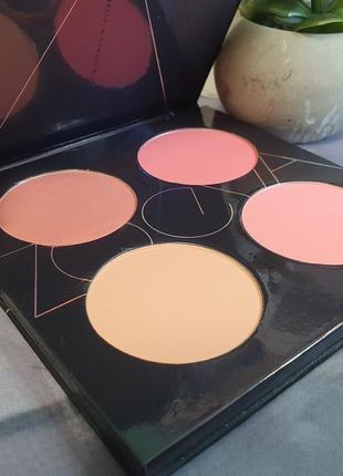 Оригінал палетка рум'ян zoeva coral spectrum blush palette оригинал палетка румян2 фото