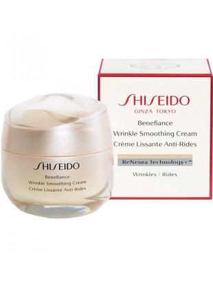 Крем shiseido benefiance wrinkle smoothing creme anti-rides последняя цена!5 фото