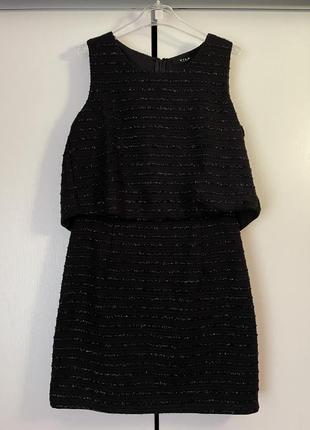 Чорна жіноча сукня3 фото
