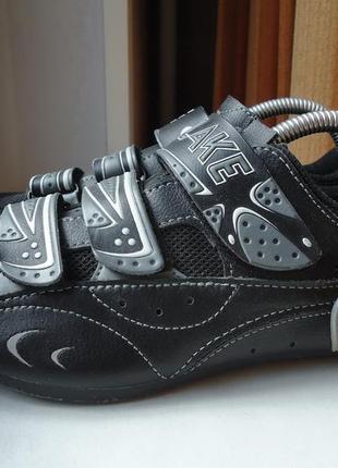 Велообувь lake m-cx105 cycling shoes black gray  велотуфли (41)3 фото