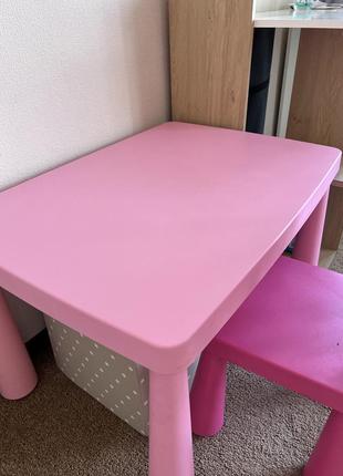 Дитячий стіл і стілець ikea