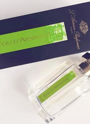 L`artisan parfumeur fou d`absinthe💥оригинал распив аромата затест абсент2 фото