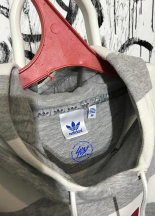 Туніка adidas, оригінал, біг лого, зручна, в смужку, м'яка, кенгуру, кигуруми, спортивна, красива5 фото