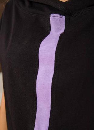 Костюм женский 1 цвет черно-фиолетовый3 фото