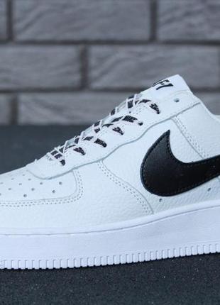 Женские кроссовки nike air force 1 low white black 36-37-38-39-402 фото