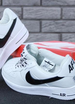 Женские кроссовки nike air force 1 low white black 36-37-38-39-408 фото