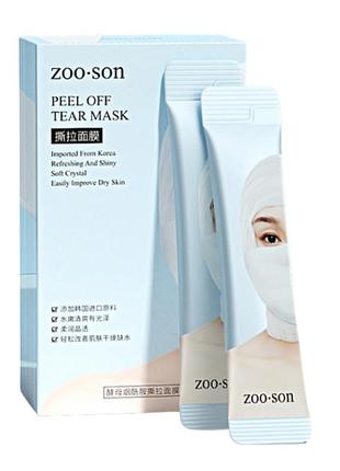 Очищаюча маска плівка zoo:son nicotinamide peal mask of 4 ml (упаковка 20 штук)