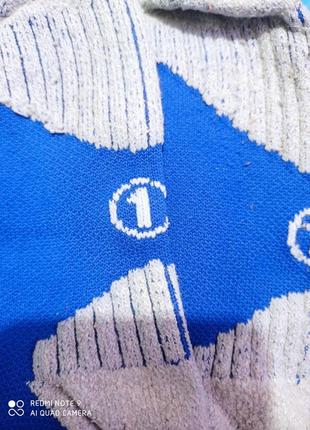 Синие футбольные носки adidas3 фото