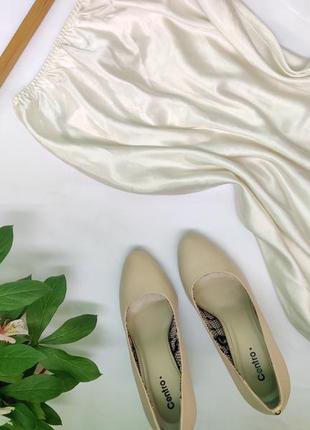 Туфлі туфлі човники з круглвм носком7 фото