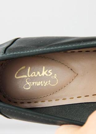 Шкіряні туфлі лофери clarks7 фото