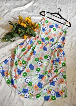 Платье в цветочный принт