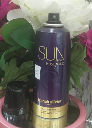 Franck olivier sun java rose oud дезодорант, 250 мл.1 фото