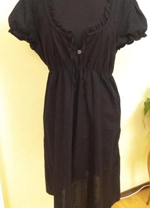 Черное батистовое легкое платье  раз.40-42  от oliver