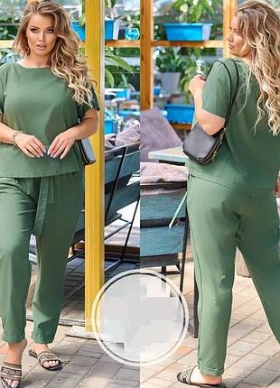 Лляной костюм