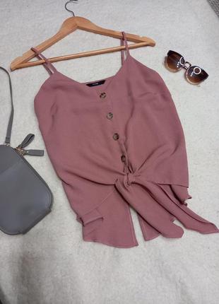 Майка блуза на зав'язкі