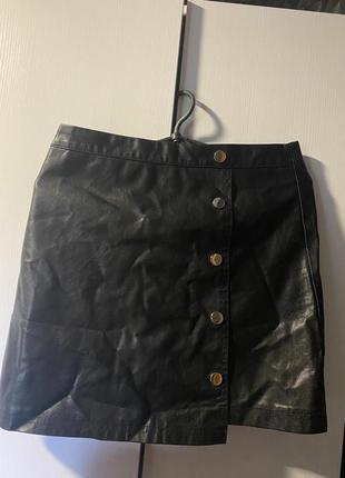Кожаная юбка