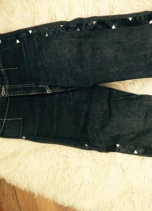 Бриджи джинсовые