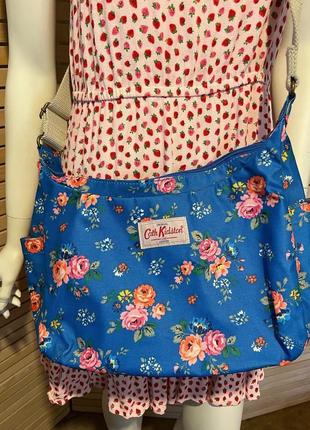 Сумка через плечо цветочный принт cath kidston англия лондон цветы ботаника2 фото