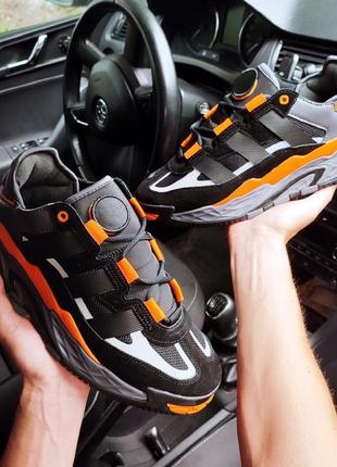 Кросівки adidas niteball black orange