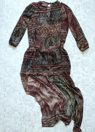 Шлейф — легке літнє плаття — спереду коротке, ззаду довге1 фото