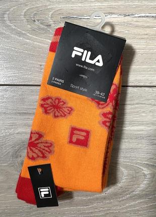 Яркие носки fila оригинал