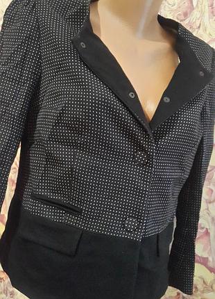 Піджак чорний у крапинку