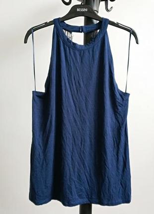 Жіночий топ безрукавка мереживо віскоза cubus швеція оригінал