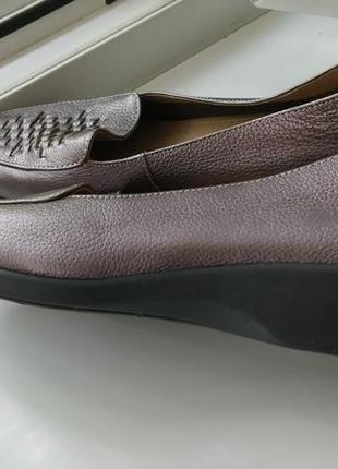 Туфли кожаные очень удобные и мягкие на стопу 24,5-25 см (14)4 фото