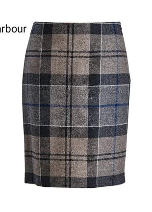 Barbour вовняна спідниця тартан