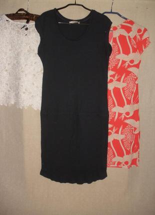 Трикотажне плаття  без рукавів спортивний стиль