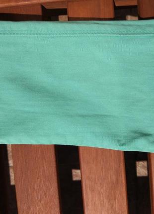 Зелёные джинсы бедровки5 фото