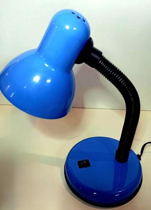 Настольная лампа на гибкой ножке с выключателем,  настільний світильник