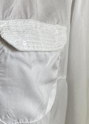 Біла блуза, невесомая блуза3 фото